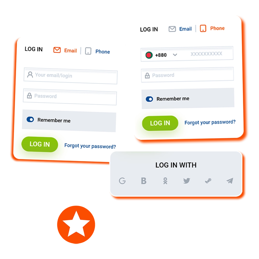 Explore ways to log in to your Mostbet account.