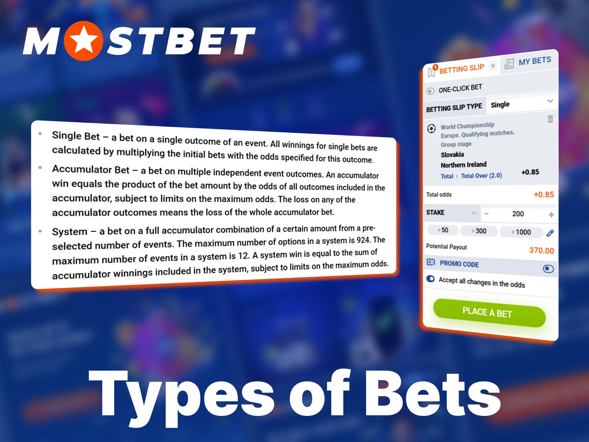 Mostbet presents multiple football bet types popular among bettors in Bangladesh.