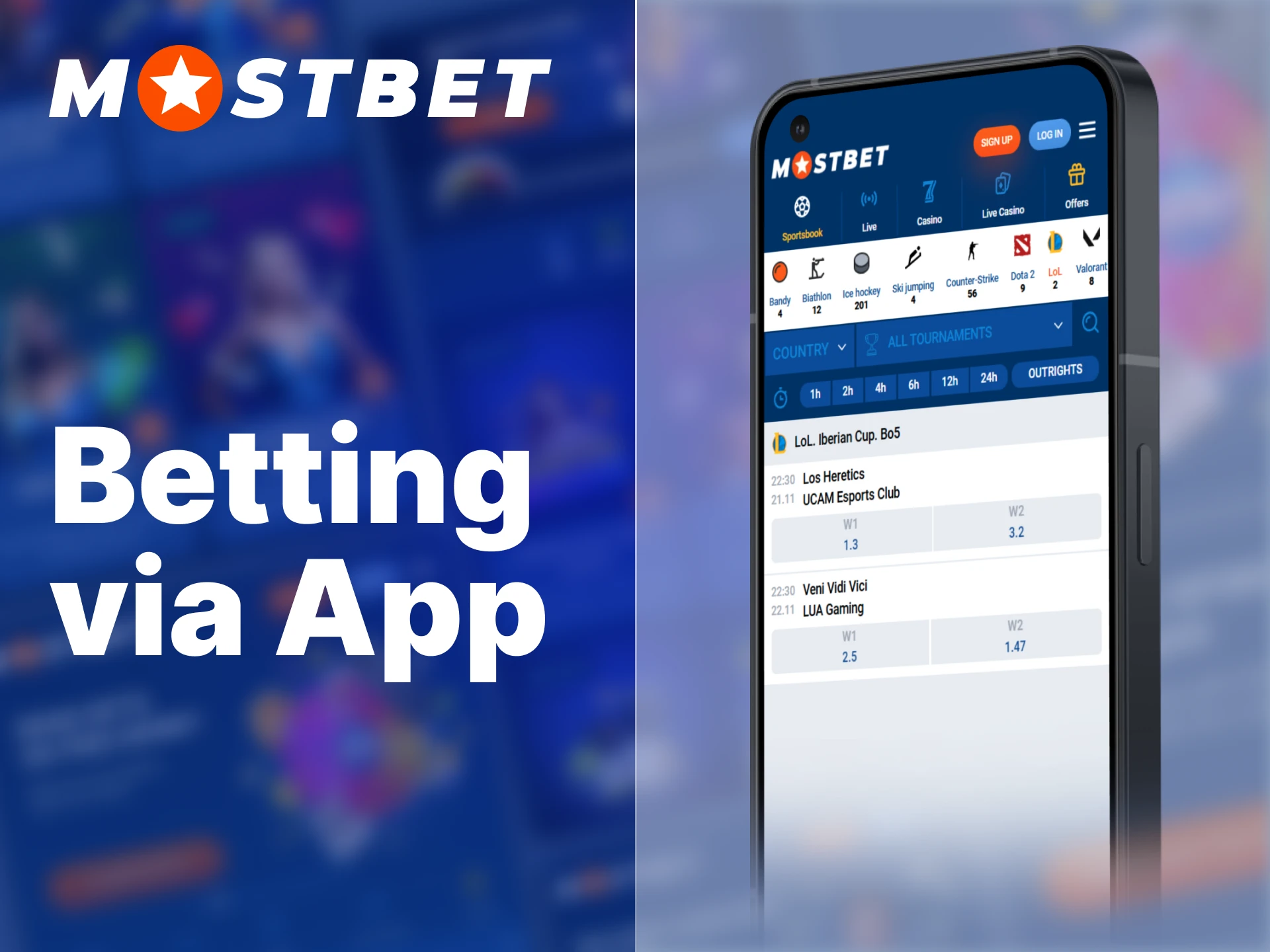 Bangladesh fans enjoy quick LoL betting features using the Mostbet app.