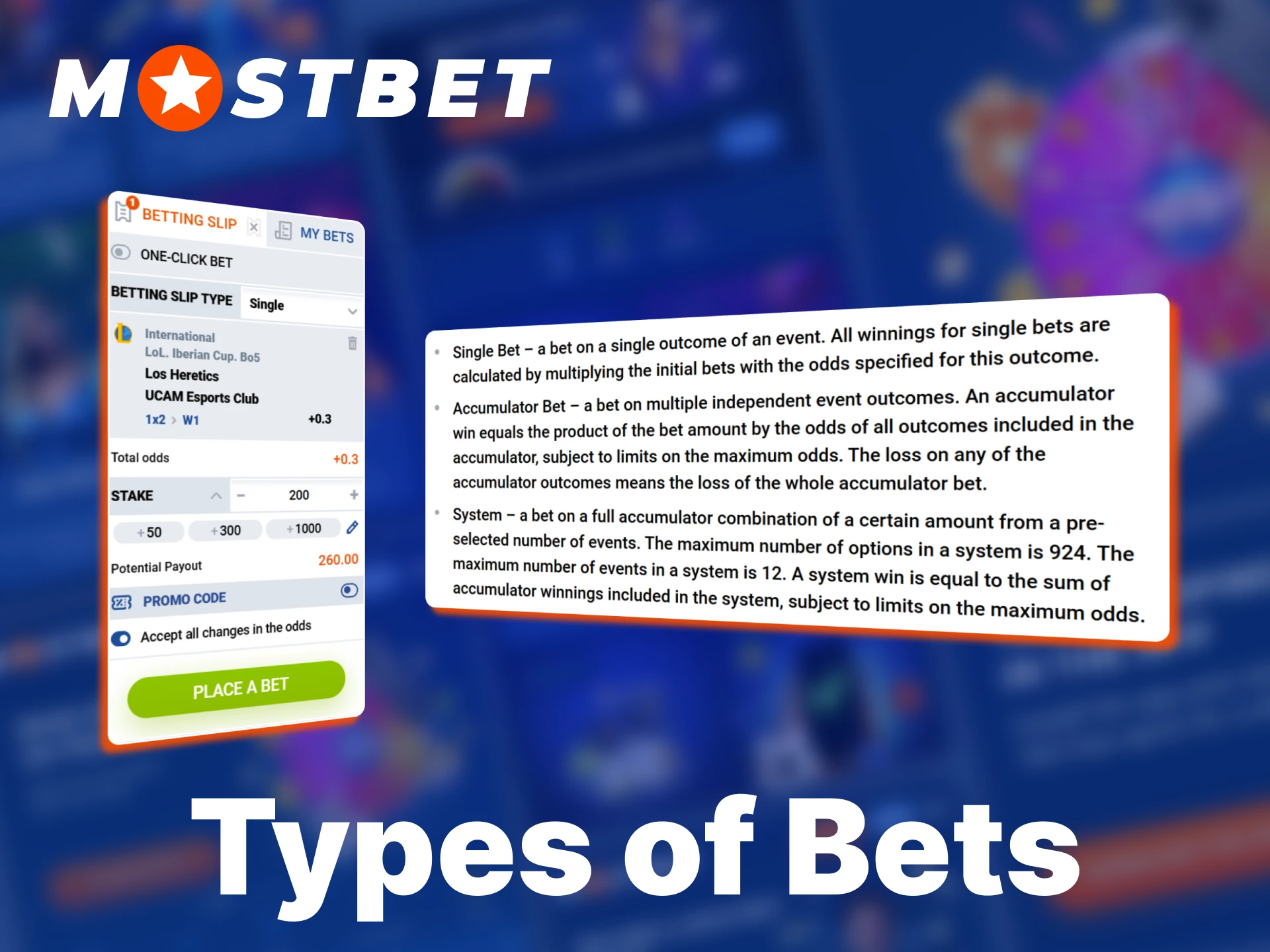 Diverse LoL bet types are accessible for Bangladesh users on Mostbet.