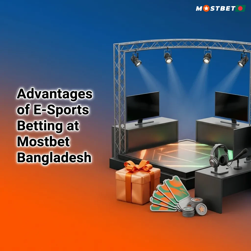 Mostbet Bangladesh e-sports betting platform showing welcome bonus, local payment options, and mobile app interface