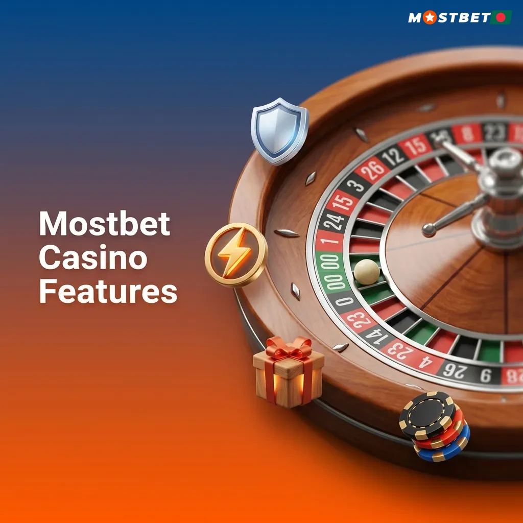 Mostbet Casino interface showing mobile app, payment options, and game selection for Bangladeshi players