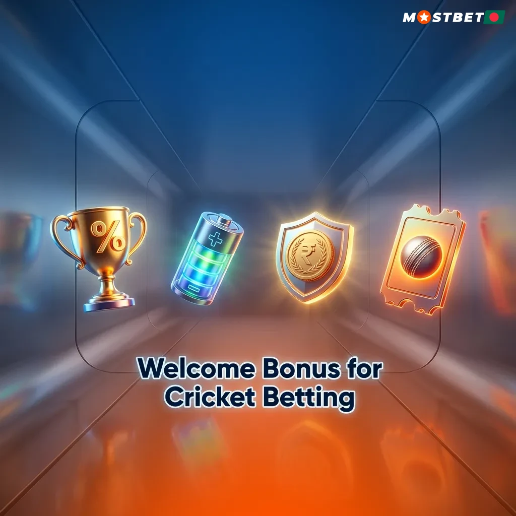 Cricket betting welcome bonus: 125% up to 25,000 BDT plus 250 free spins for new users on pre-match and live markets.